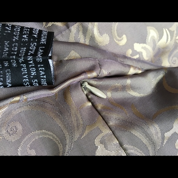 Designer genuine lamb leather jacket - Picture 5 of 7